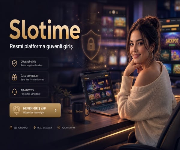 Slotime Giriş Linki - Resmi Platform Erişim Görseli